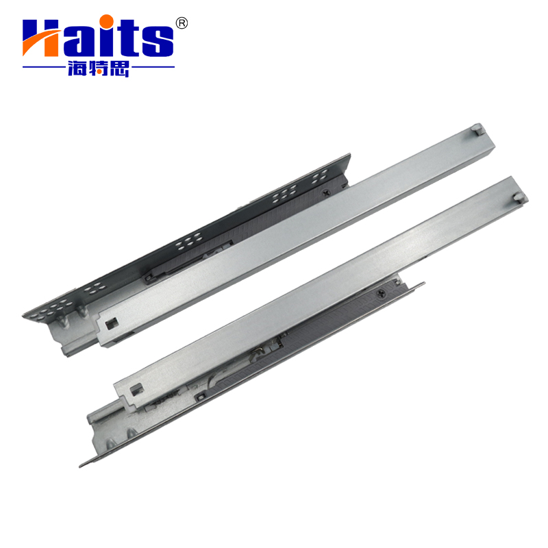HT-01.023 HS-3D Undermount Drawer Slide With 3D Clip Heavy Duty Soft Close Full Extension Concealed Slide Telescopic Channel