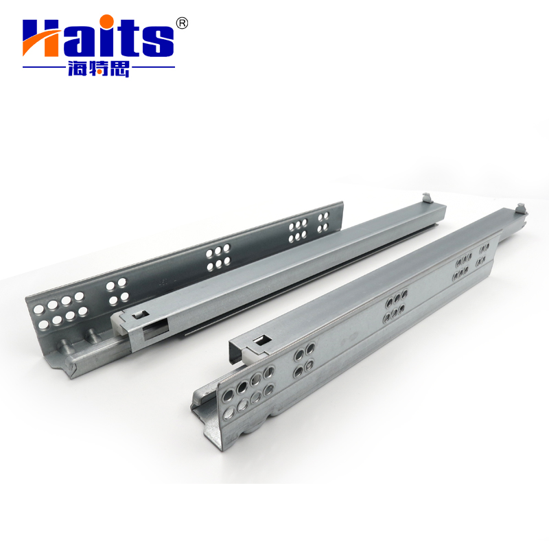 HT-01.023 HS-3D Undermount Drawer Slide With 3D Clip Heavy Duty Soft Close Full Extension Concealed Slide Telescopic Channel