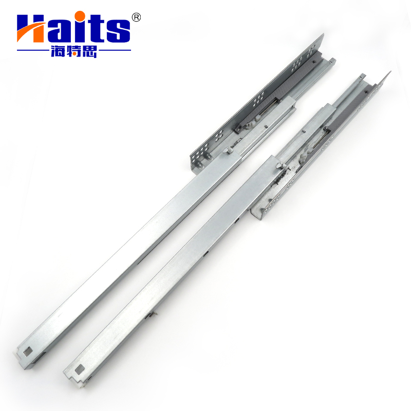 HT-01.023 HS-3D Undermount Drawer Slide With 3D Clip Heavy Duty Soft Close Full Extension Concealed Slide Telescopic Channel