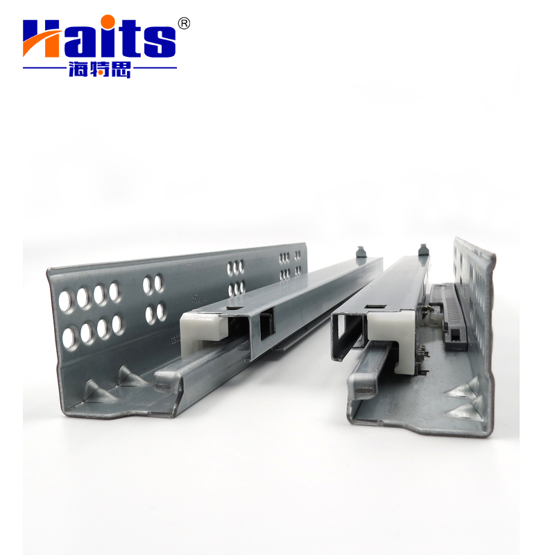 HT-01.023 HS-3D Undermount Drawer Slide With 3D Clip Heavy Duty Soft Close Full Extension Concealed Slide Telescopic Channel
