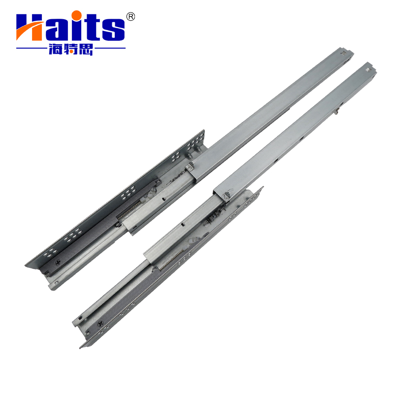 HT-01.023 HS-3D Undermount Drawer Slide With 3D Clip Heavy Duty Soft Close Full Extension Concealed Slide Telescopic Channel