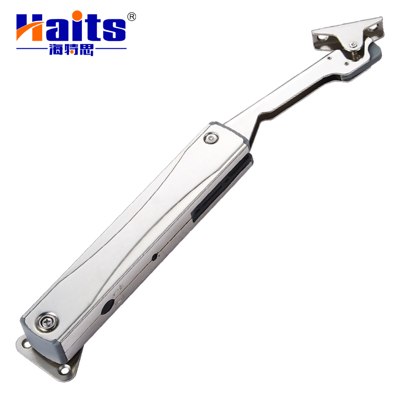 HT-05.063B Furniture Hardware Heavy Duty Cabinet Support In Right Angle Lift Cabinet Support Lift System Support Flap Stay