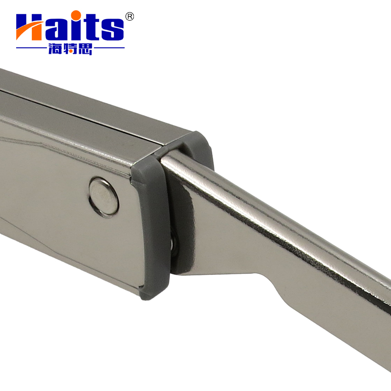 HT-05.063B Furniture Hardware Heavy Duty Cabinet Support In Right Angle Lift Cabinet Support Lift System Support Flap Stay