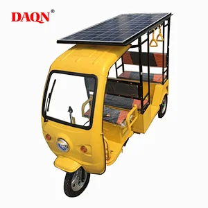 Solar passenger electric tricycle