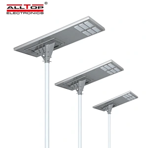 ALLTOP Waterproof high lumen bridgelux aluminum ip65 200 watt all in one solar led street light