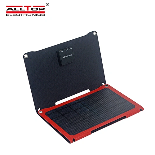 ALLTOP Best price 6v 28w portable outdoor camping mono half cell foldable solar panel