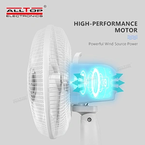 ALLTOP 16 Inch 24w solar panel home portable stand rechargeable energy solar powered fan solar fan
