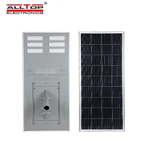 ALLTOP Waterproof high lumen bridgelux aluminum ip65 200 watt all in one solar led street light