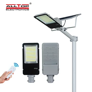 ALLTOP High lumen aluminum ip65 waterproof remote control 200w 300w outdoor solar led street light