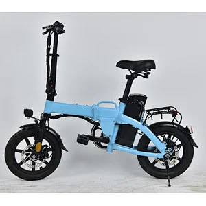 Electric folding bike for school work shopping  AL6061