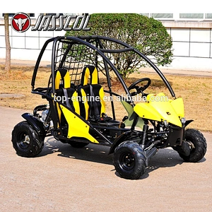 Hot sale new 4 wheeler 110cc gas electric 2 seat farm dune buggy for sale