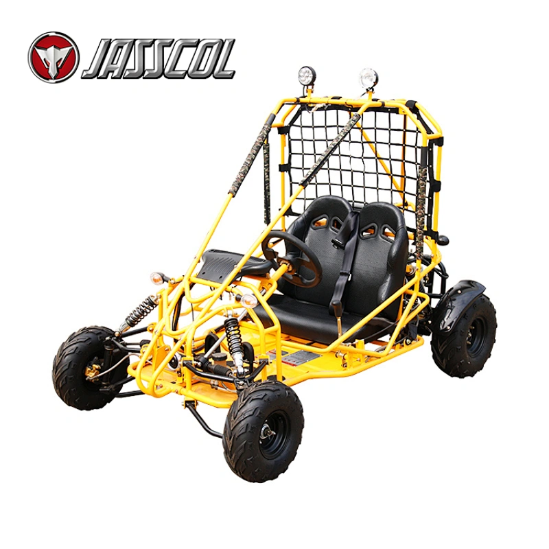 Good price cool auto engine 110cc super racing powered gas go kart with two seat