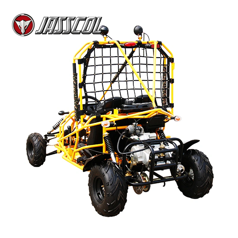 Good price cool auto engine 110cc super racing powered gas go kart with two seat