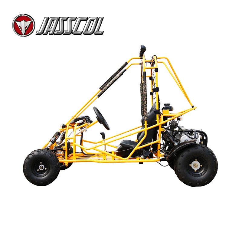 Good price cool auto engine 110cc super racing powered gas go kart with two seat