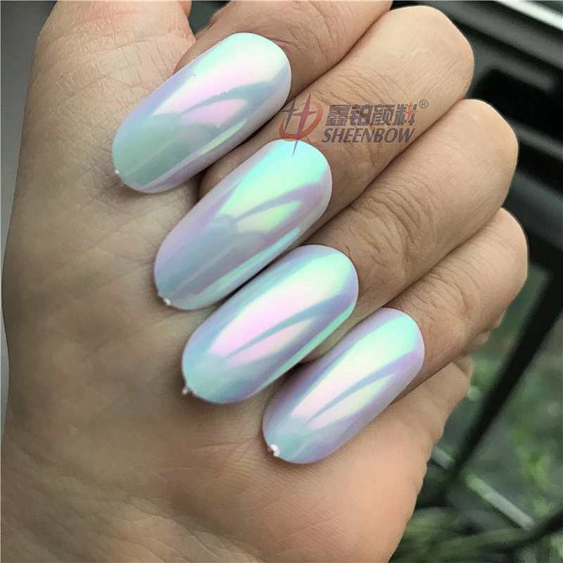 Neon Rainbow Holographic Powder Aurora Effect Pigment Fine Nail