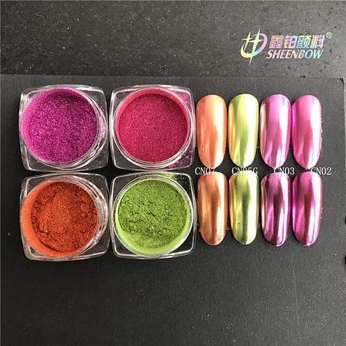 Metallic Effect Nail Powder pigment for car coating Chameleon Chrome Powder  from China Manufacturer - Guangzhou Sheenbow Pigment Technology Co., Ltd