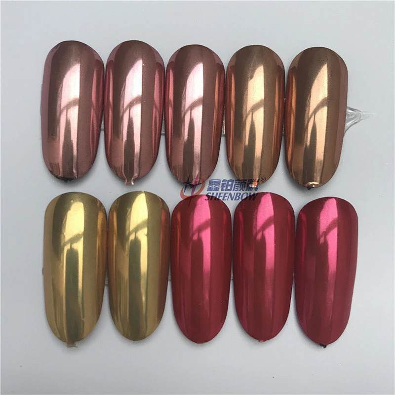 Sheenbow Rose Gold Chrome Powder Nail Chrome Pigment Nail Art Powder from  China Manufacturer - Guangzhou Sheenbow Pigment Technology Co., Ltd