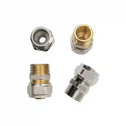 Pex Brass Fittings Socket compression fitting underfloor