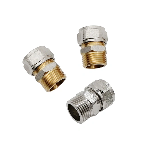Pex Brass Fittings Socket compression fitting underfloor