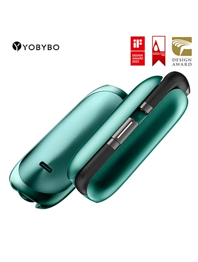 YOBYBO X-Boat Pro metal AG glass high-end wireless bluetooth earbuds green