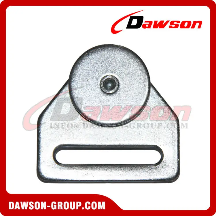 White Zinc Plated Steel Roller with Wheel-Ball Bearing for Truck Trailer Parts - China Supplier