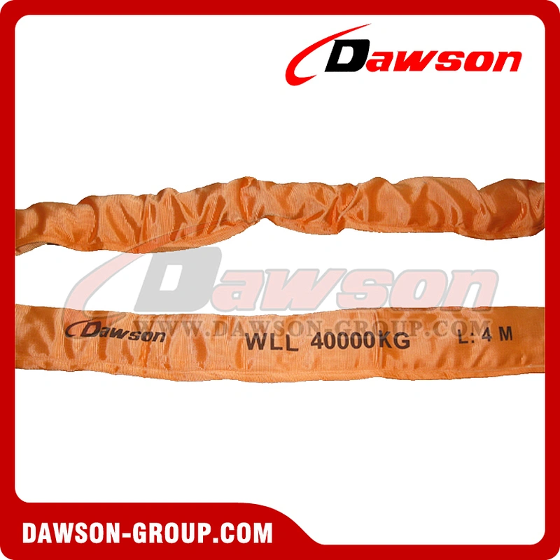 WLL 40T Polyester Round Slings
