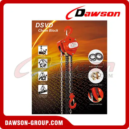 DSVD 0.5T - 10T Chain Block, Chain Hoist for Construction Site
