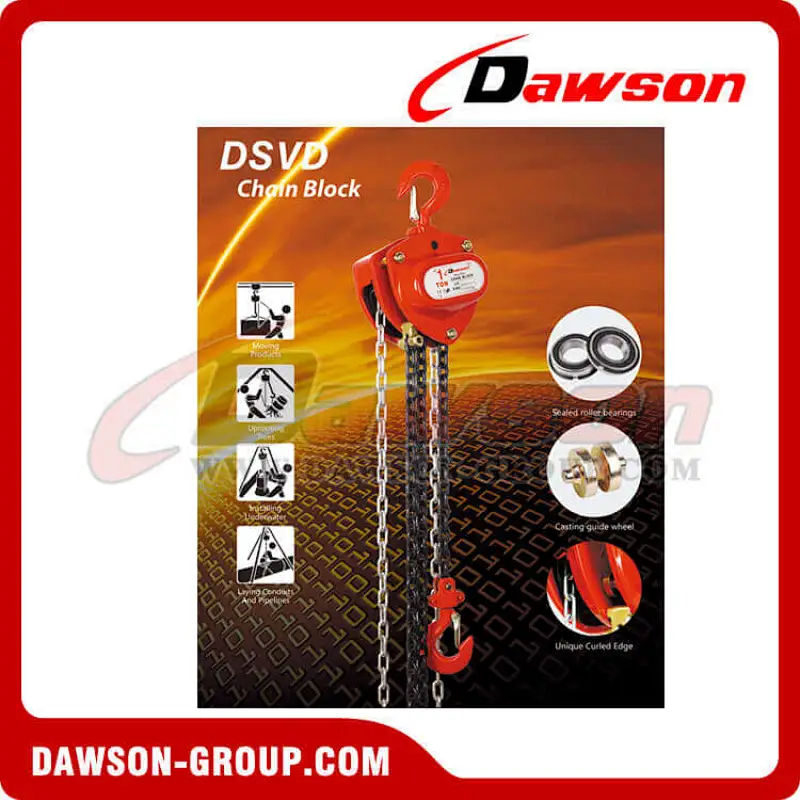 DSVD 0.5T - 10T Chain Block, Chain Hoist for Construction Site