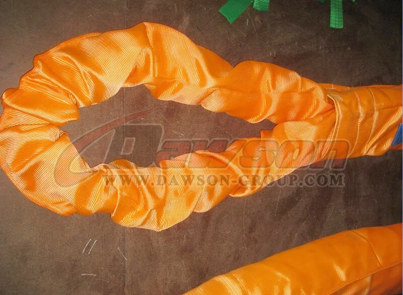 China Dawson WLL 120T Polyester Round Slings - China Manufacturer, Supplier, Factory
