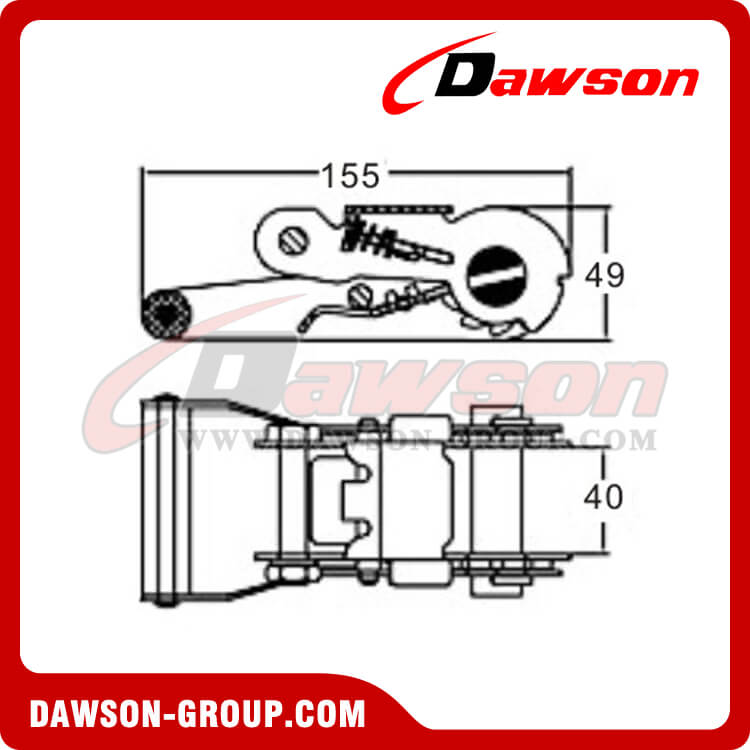 DSRB35303 Ratchet Buckle - China Manufacturer Supplier