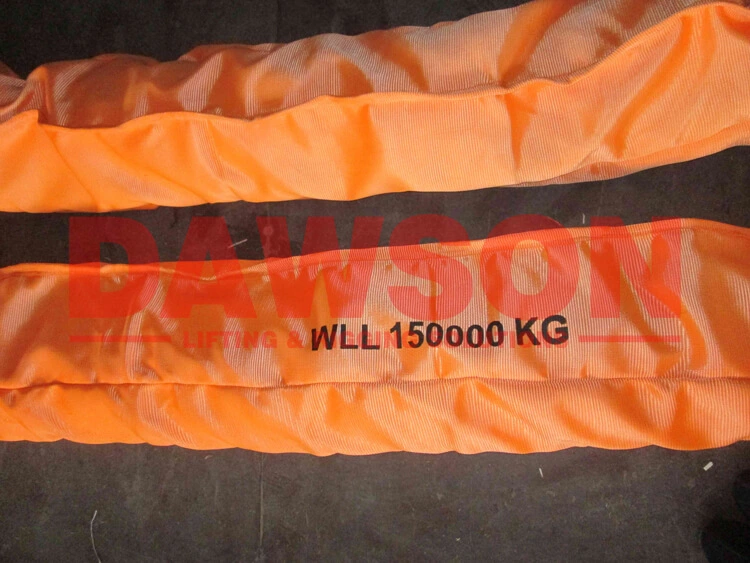 WLL 200 Ton Soft Lifting Slings, 200000KG Round Slings for Crane Lifting - Dawson Group Ltd. - China Manufacturer, Supplier WLL 200 Ton Soft Lifting Slings, 200000KG Round Slings for Crane Lifting - Dawson Group Ltd. - China Manufacturer, Supplier