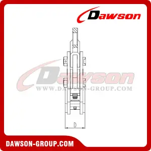 DS-QYG Type Horizontal Clamp with Lock Device