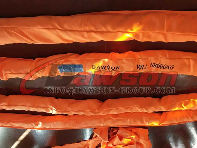 100000KG Round Sling for Lifting, 100Ton Lifting Slings - Dawson Group Ltd. - China Manufacturer, Supplier, Factory 100000KG Round Sling for Lifting, 100Ton Lifting Slings - Dawson Group Ltd. - China Manufacturer, Supplier, Factory