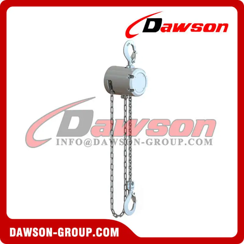 250KG 500KG 1000KG Aluminum Alloy Chain Hoist, 0.25 Ton 0.5T 1 Ton Chain Block for Construction Site Lifter