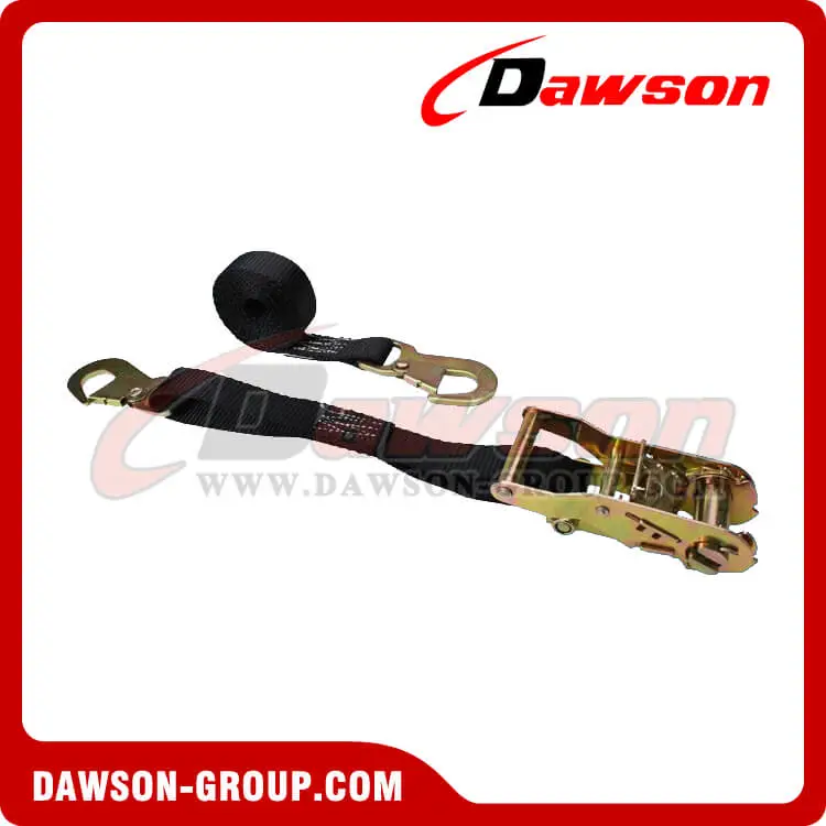 1'' x 6' Ratchet Strap with Flat Snap Hooks - Dawson Group - china manufacturer supplier