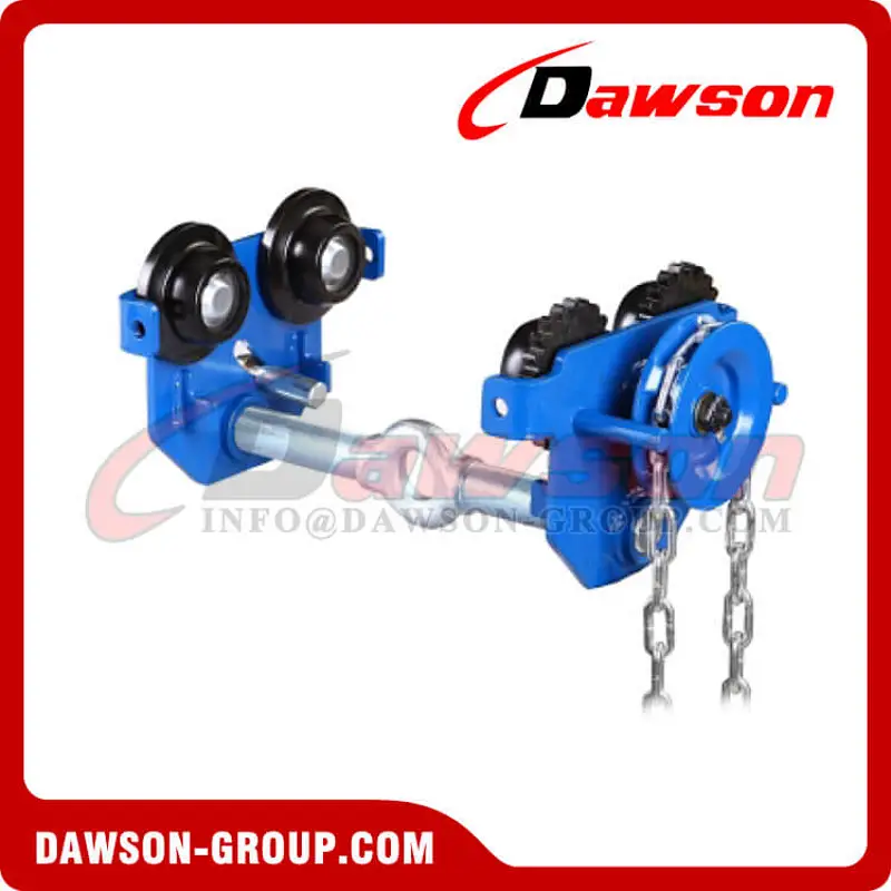 DS-SHL Hand Chain Trolley 500kg 1000kg 2000kg 3000kg 5000kg, 0.5T - 5T Trolley Clamps