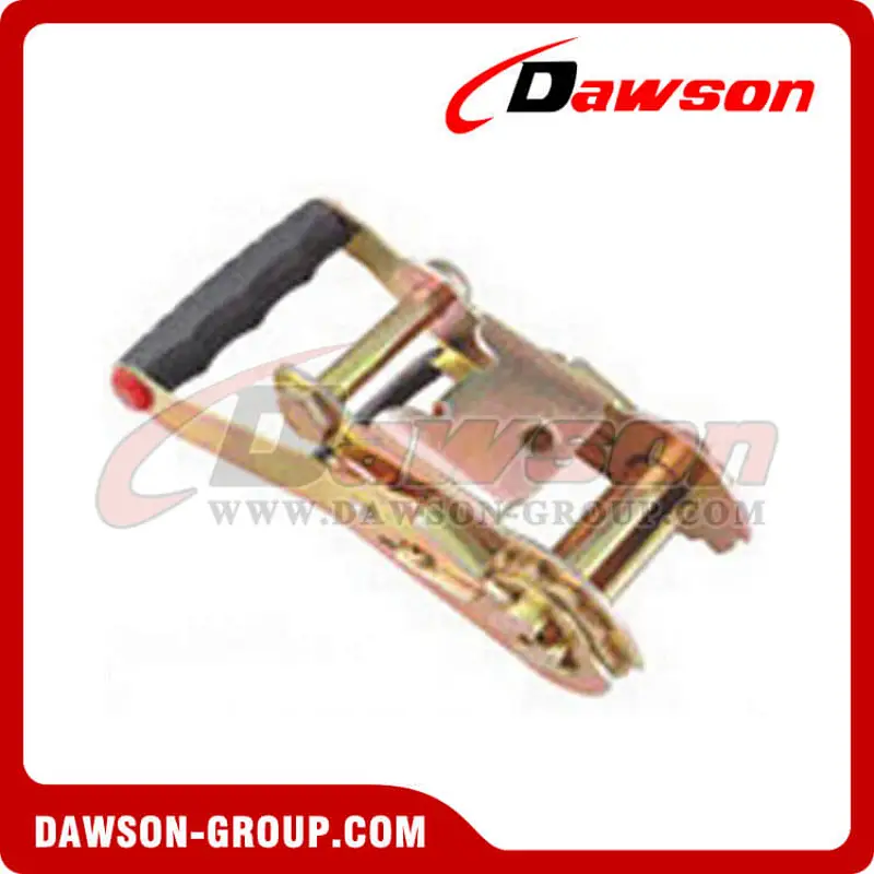 RB50R BS 5,000KG/11,000LBS Rubber Handle 50mm Ratchet Buckle Lashing Buckle