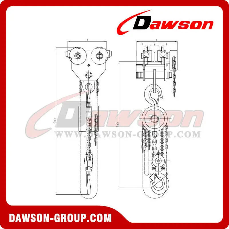 0.5T - 15T Combined Stainless Steel Chain Hoist