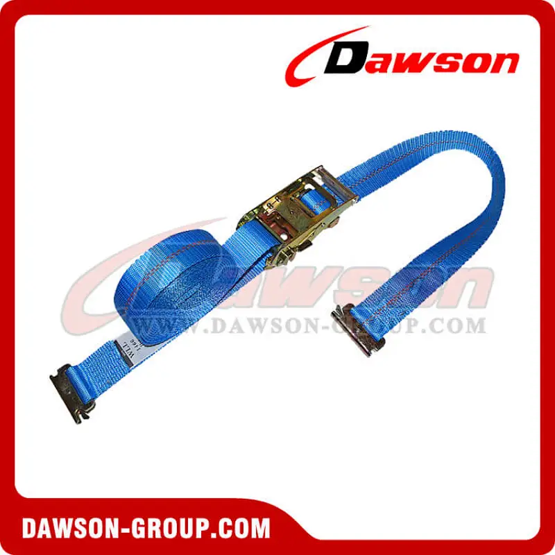 2 inch Heavy Duty Ratchet Strap with E-Track Fittings