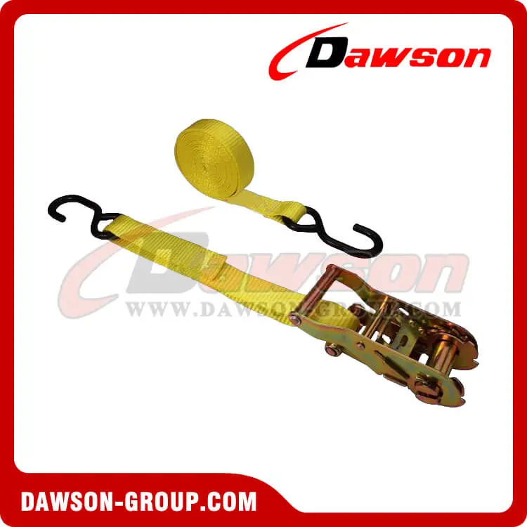 1'' x 20' Ratchet Strap With S-Hook - Dawson Group - china manufacturer supplier