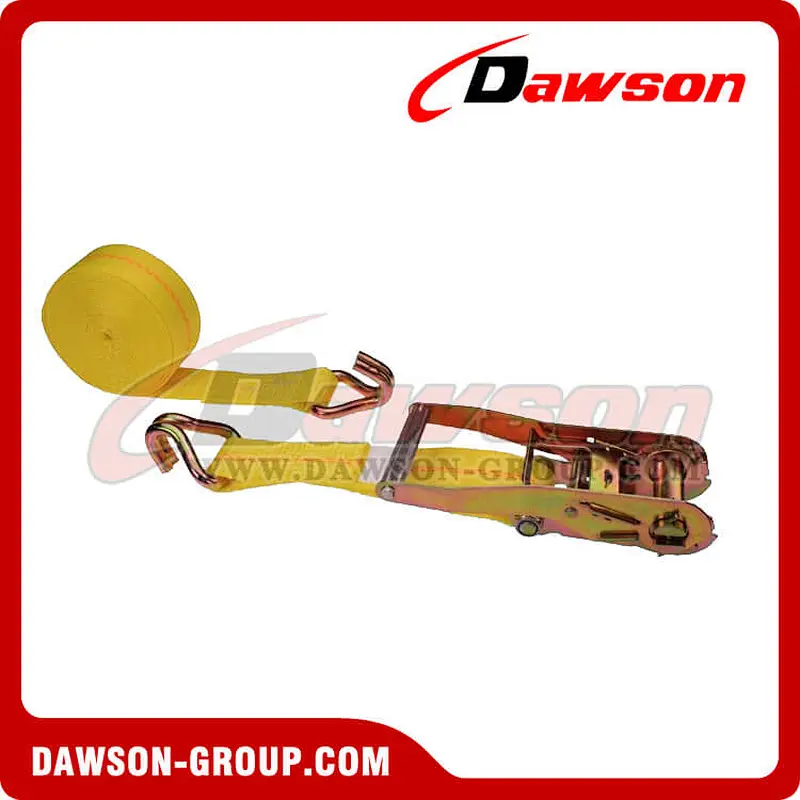 2 inch 30 feet Ratchet Strap with Double J-Hook