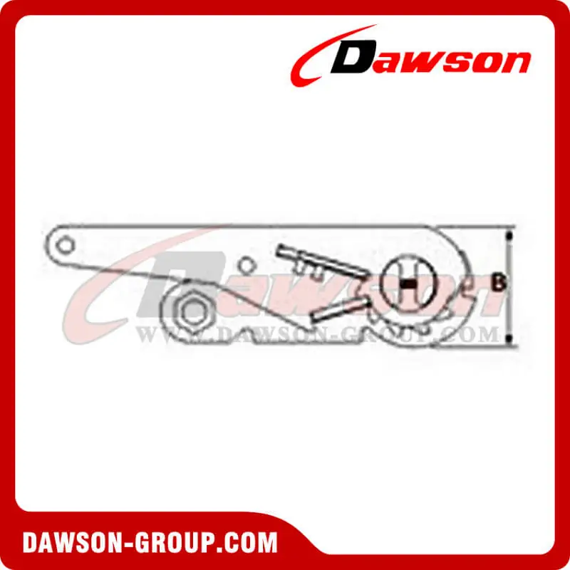 RBS50X BS 2000KG / 4400LBS Stainless Steel AISI 304 Ratchet Buckle