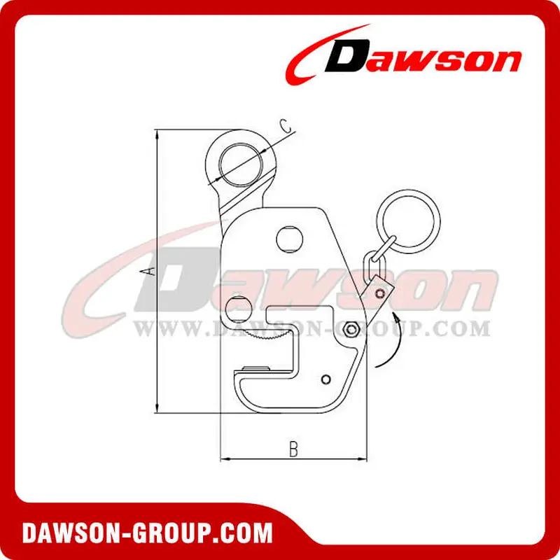 DS-QYG Type Horizontal Clamp with Lock Device