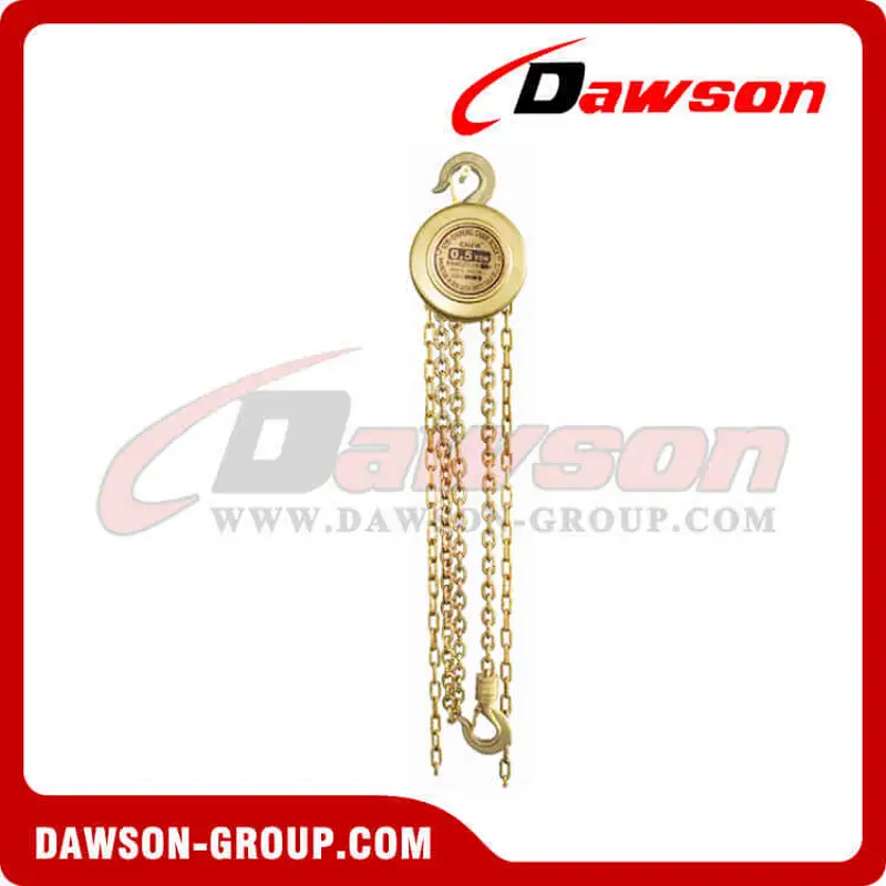 0.5T - 16T Non-sparking Chain Block / Explosion-proof Chain Hoist for Lowering Heavy Loads