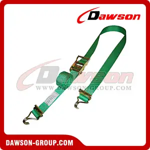 2 inch Ratchet Strap with E-Fittings and Wire Hooks