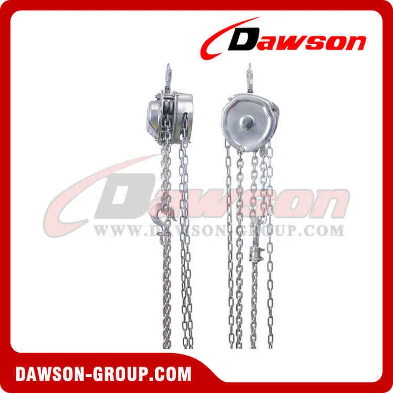 DSEP-B 0.5T - 5T Chain Block, Aluminum Bronze Alloy Chain Hoist for Lifting Heavy Loads