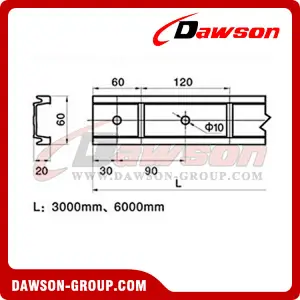 49007 Aluminum Bar Track