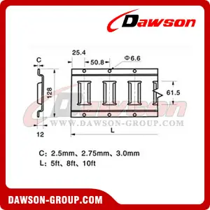 HE10-1 E Track Horizontal Type