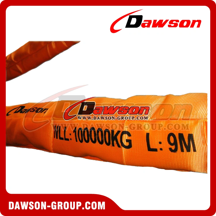 100T Heavy Duty Round Slings - Dawson Group Ltd. China Manufacturer Supplier 100T Heavy Duty Round Slings - Dawson Group Ltd. China Manufacturer Supplier