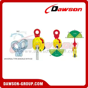 DS-CDK Type Vertical Plate Clamp with Lock Device